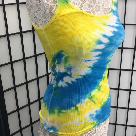 Hand Tied Tye Dye Tank top NWOT - Picture 3 of 8